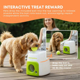 Fetch N Treat Dog Toy - Interactive Ball Roll and Reward Pet Play - All For Paws