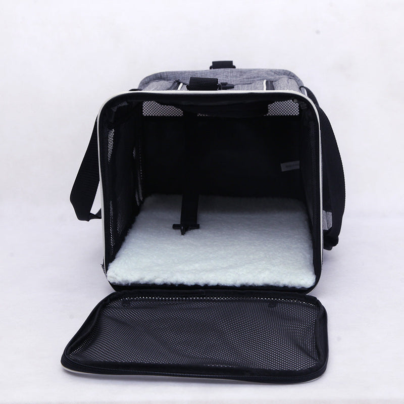 Ondoing Foldable Pet Carrier Bag Cat Dog Soft Crate Cage Kennel Tent Travel Portable Car